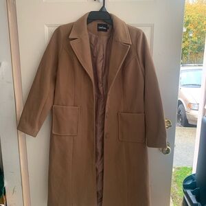 Classic Camel Trench Coat